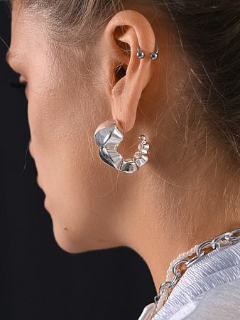 Серебристые конго из кругов